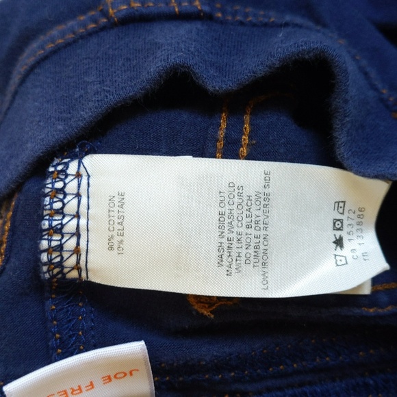 joe fresh cotton stretch knit denim look leggings 6-12 months baby girl - Picture 3 of 6